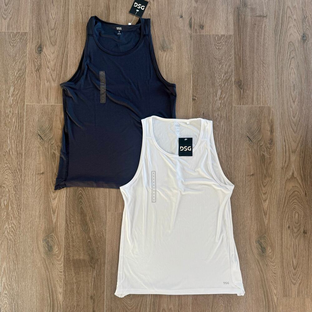 Dicks Sporting Goods Running Tank Top Bundle of 2 Athletic Training Men Small